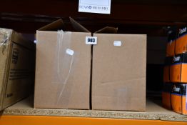 Three boxed Interton GN Ear Moulds (Code: 20886700), two boxed ReSound GN Ear Moulds (Code: