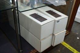 Four rolls of boxed as new Evolve SketchTwenty3 Symmetry Beads wallpaper in champagne by Tim