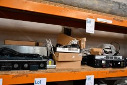 A quantity of new and pre-owned electronic items to include PSU's, PowerLogic slimline power