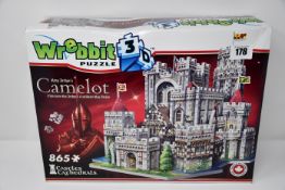 Four boxed Wrebbit King Arthurs Camelot Chateau 3D puzzles.