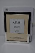 Six boxed as new Maturi Home Decor silver plated photo frame (8x10 inch - 20x25 cm).