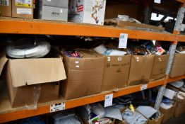 Five boxes of assorted miscellaneous items to include toys, tools, household and related items (Over