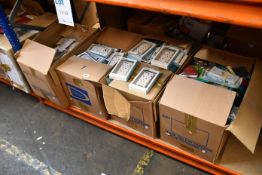 Four boxes of assorted as new phone cases and screen protectors (Approximately 1750 items).