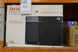 One boxed as new Aiwa Exos-9 portable Bluetooth speaker.