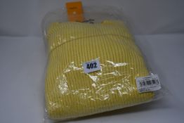 Two as new L.F.Markey Rudy jumpers in lemon (UK 8 and 12).