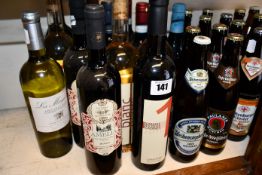 A quantity of assorted wines and beers (Approximately 30 items - Over 18s only).