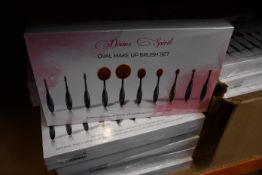 A quantity of as new Divine Spirit makeup brush sets (Approximately 45 sets).