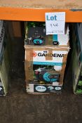 One boxed Gardena wall-mounted automatic hose box 35m 8024 (Viewing advised, item may be slightly