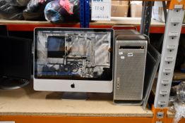 A pre-owned Apple Power Mac G5 (HDD removed, damage to casing) (Serial: CK521H1PSPX) and a pre-owned