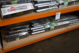 Three as new Brabantia Lift-O-Matic 50m rotary line sets.