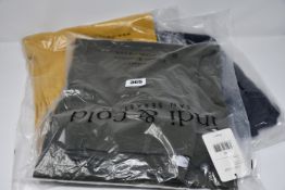 Three pairs of women's as new Indi & Cold Pantalon trousers (All 42).