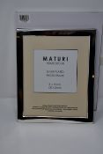 Six boxed as new Maturi Home Decor silver plated photo frames (8x10 inch - 20x25 cm).
