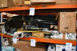 A quantity of sport and leisure related items to include Ping golf club, Lay-z-spa dome and bike