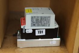 A pre-owned Eaton DS7 Series DS7-340SX100N0-N RVMS Soft Starter (No box).