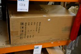 Four boxed Pulse heavy duty laptop and projector floor stands.