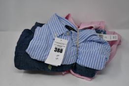Three boy's assorted as new Ralph Lauren button down shirts, various colours (Size 10-12) and one