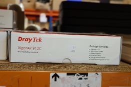One boxed as new Draytek VigorAP 912c radio access points.