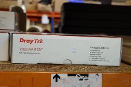 One boxed as new Draytek VigorAP 912c radio access points.