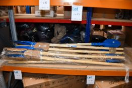 Eight as new Silverline Tools post hole diggers (150mm).