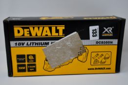 One boxed as new DeWalt DCS355N oscillating multi tool.