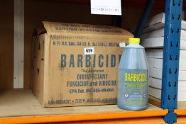 Twelve Barbicide disinfectant, fungicide and virucide (1.89ltr).