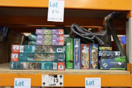 A quantity of boxed as new board games and related items to include Scythe, Shadows of Killforth and
