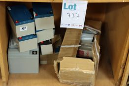 A quantity of assorted Batteries.