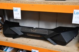 One as new Bosmus 4x4 textured black front bumper.