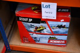 One boxed Jobe Scout 3P towable inflatable.