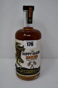 Six as new The Duppy Share Caribbean spice rums (70cl).