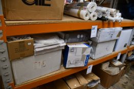 A quantity of household electrical items to include lighting and fans.