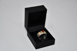 Two boxed as new Paula Bolton Hoffman Inspirations Rings size Q (RPS9910AMB).