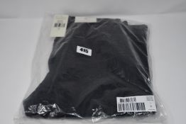 A pair of as new Ralph Lauren ultimate slimming premier straight imperial black jeans (Size 8).