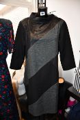 An as new James Lakeland cowl neck panel dress in black (Size 20 - RRP £175).
