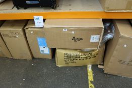 A large quantity of miscellaneous office chairs and related items to include one Barresi executive