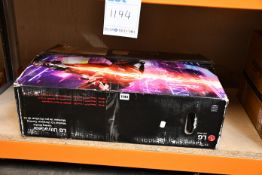 A pre-owned LG Ultragear 27GL850 Gaming Monitor, 144Hz, Nano IPS, 1ms GTG, HDR (Boxed, box