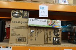 Two Paw Patrol Mighty Jet Command Centres and one Hot Wheels Mariokart trackset lite.