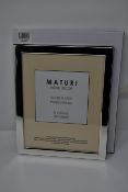 Six boxed Maturi Home Decor silver plated photo frame (8x10 inch - 20x25 cm).