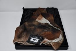 An as new Camilla Ghione Pink Shadow modal/cashmere scarf (RRP €239).