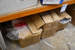 Two boxed large quantity of foldable laundry bags, Colour: striped black, white and red.