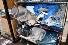 A quantity of assorted Adidas clothing to include trousers, shorts, jumpers, t-shirts (All various