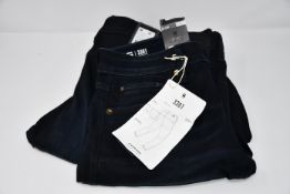 Two pairs of as new G Star Raw 3301 slim jeans (29/32 and 40/32 - RRP £110 each).