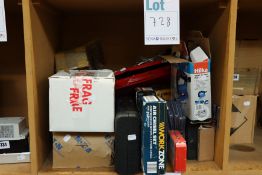 A large quantity of miscellaneous hand tools to include spanners, claw hammer, Fein sanding