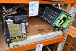 One boxed Hauck Alpha + (Colour: walnut), one box of twelve Aptamil Pepti 1 for cow's milk