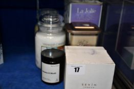 Seven as new assorted candles to include Yankee candles.