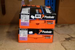 Two boxed Paslode Series -i round ring shank nails for structural timber productions 3, 1x90mm RING,