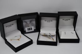 Six items of as new Sif Jakobs jewellery (Necklaces and earrings).