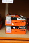 Two boxed Paslode IM350 round smooth shank nails for structural timber products, dimensions 3,1x90mm