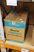 A Chinon Sound 7800H twin track magnetic vintage 8mm projector.