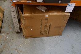 One boxed eleven piece high back cube garden furniture set.